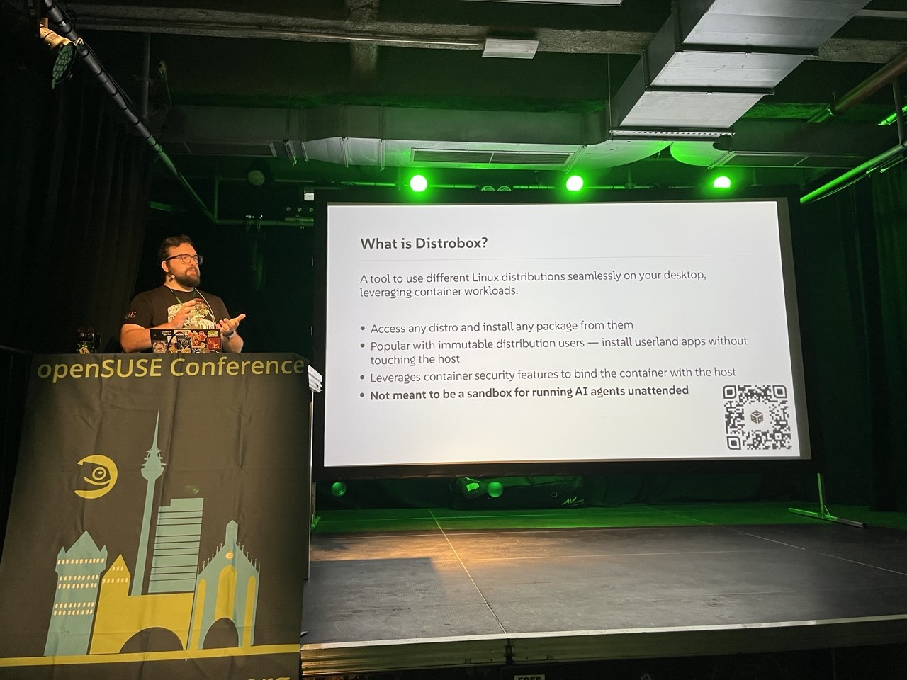 Distrobox talk at openSUSE Conference 2026