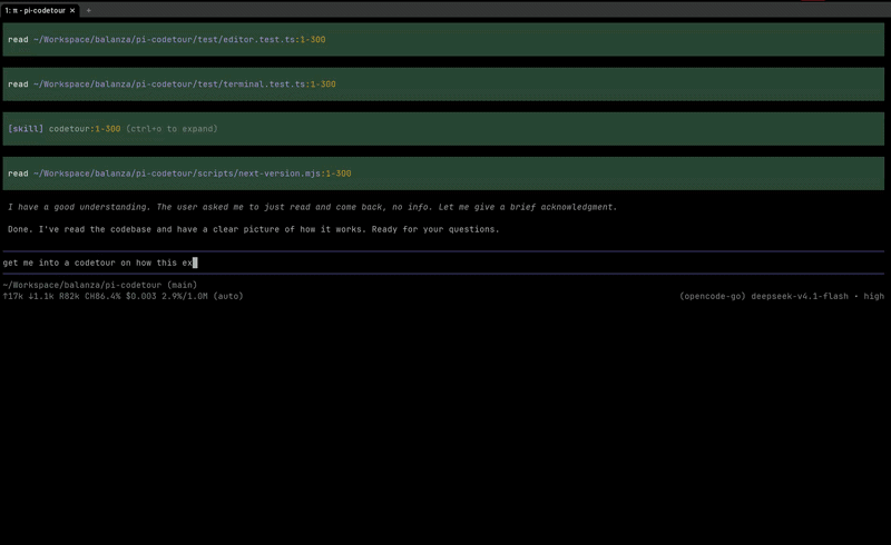 Demo pi-codetour
